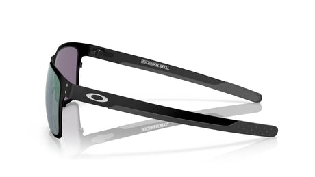 Oakley Holbrook Metal Matte Black / Jade Iridium zijaanzicht