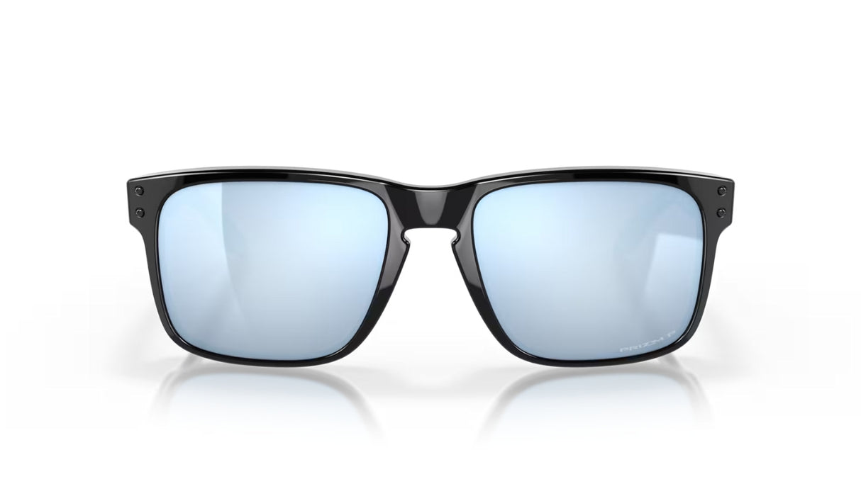 Oakley-Holbrook-Polished-Black-Prizm-Deep-H20-Polarized-vooraanzijde