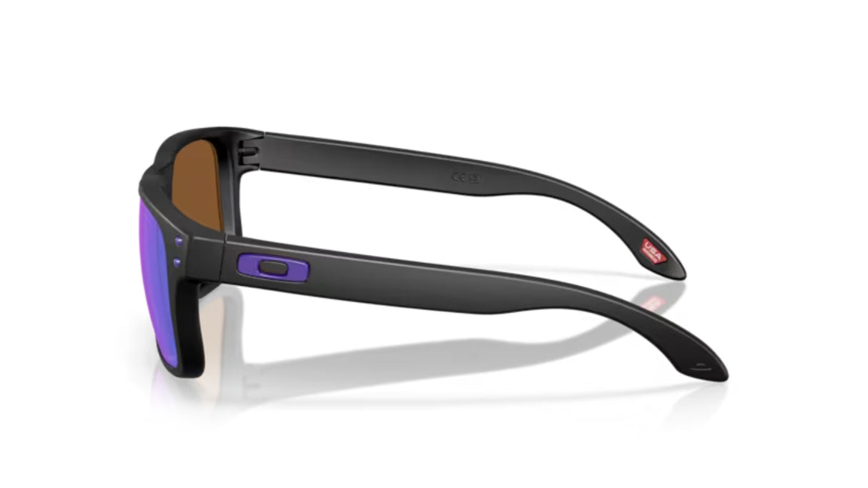 Oakley-Holbrook-S-Matte-Black-Prizm-Violet-zijkant