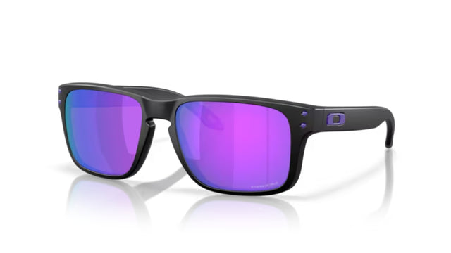 Oakley-Holbrook-S-Matte-Black-Prizm-Violet-schuin