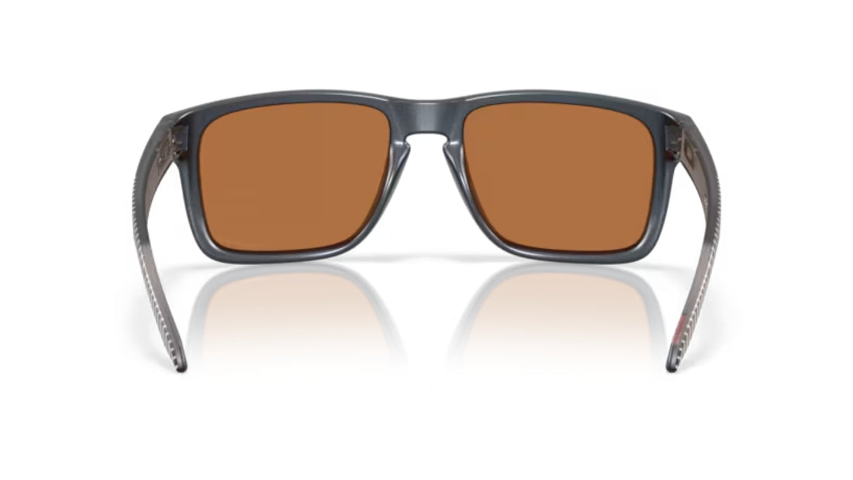 Oakley Holbrook XL Blue Steel/ Prizm Bronze Polarized achterkant