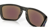 Oakley Holbrook XL Grey Smoke Prizm Sapphire Polarized achterzijde schuin