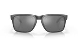Oakley Holbrook XL Steel Prizm Black Polarized voorzijde