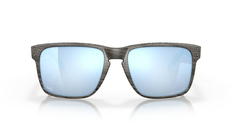Oakley Holbrook XL Woodgrain Prizm Deep Water Polarized voorzijde