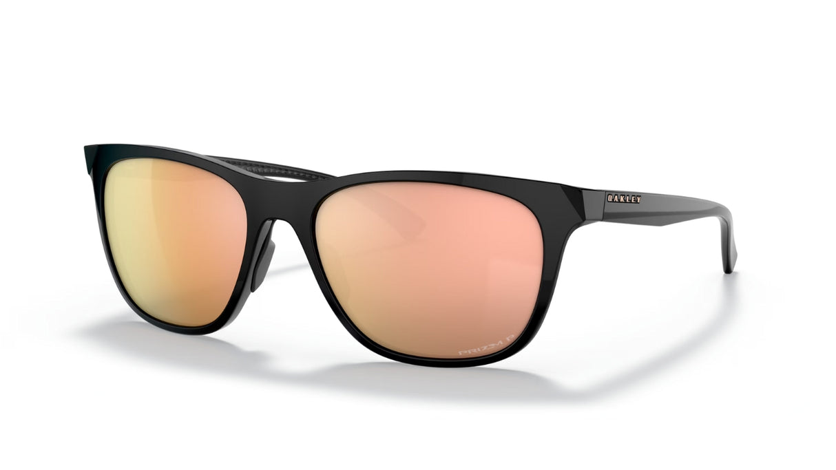 Oakley Leadline Polished Black Prizm Rose Gold Polarized