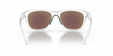 Oakley Leadline Polished Clear Prizm Sapphire Polarized achterzijde