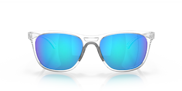Oakley Leadline Polished Clear Prizm Sapphire Polarized vooraanzicht
