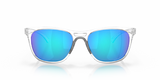 Oakley Leadline Polished Clear Prizm Sapphire Polarized vooraanzicht