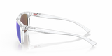 Oakley Leadline Polished Clear Prizm Sapphire Polarized zijkant