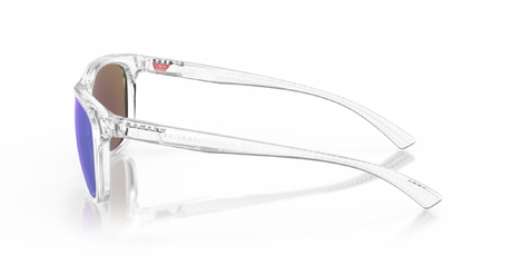 Oakley Leadline Polished Clear Prizm Sapphire Polarized zijkant