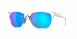Oakley Leadline Polished Clear Prizm Sapphire Polarized