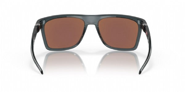 Oakley Leffingwell Crystal Black Prizm Deep Blue Water Polarized achterzijde