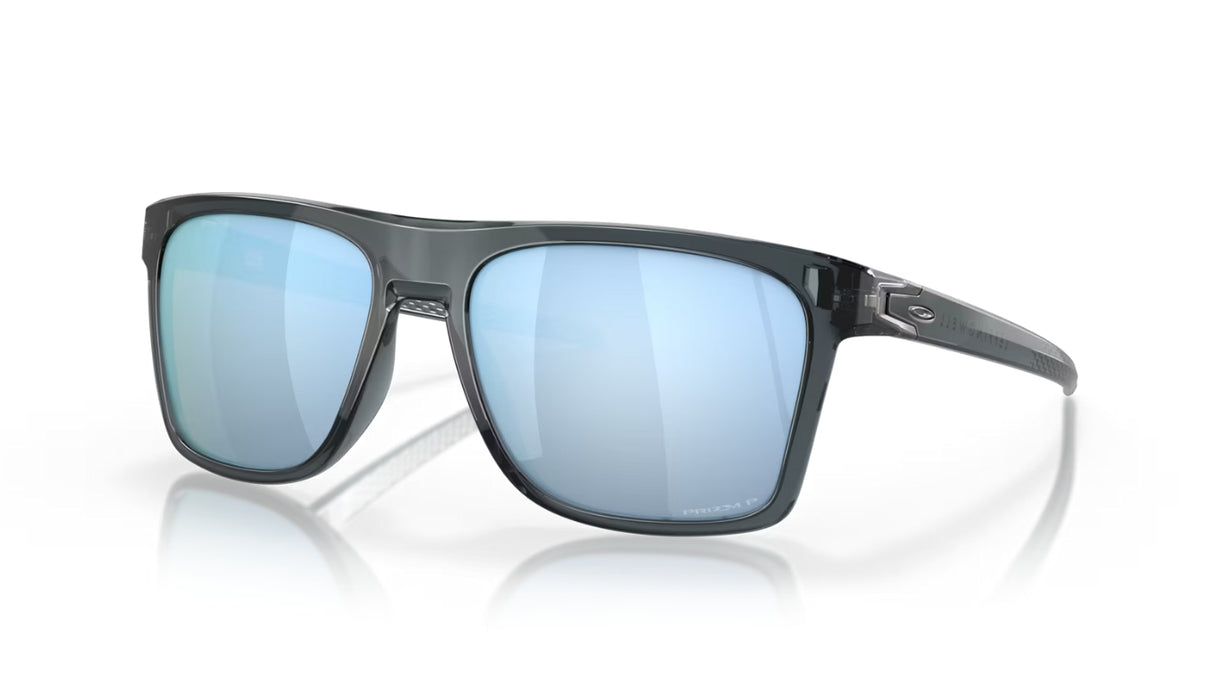 Oakley Leffingwell Crystal Black Prizm Deep Blue Water Polarized