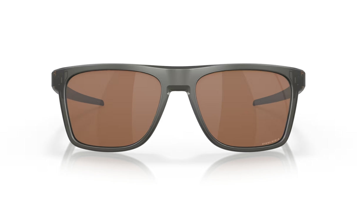 Oakley Leffingwell Matte Grey Smoke Prizm Tungsten voorzijde
