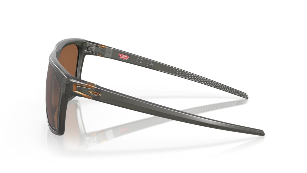 Oakley Leffingwell Matte Grey Smoke Prizm Tungsten zijaanzicht