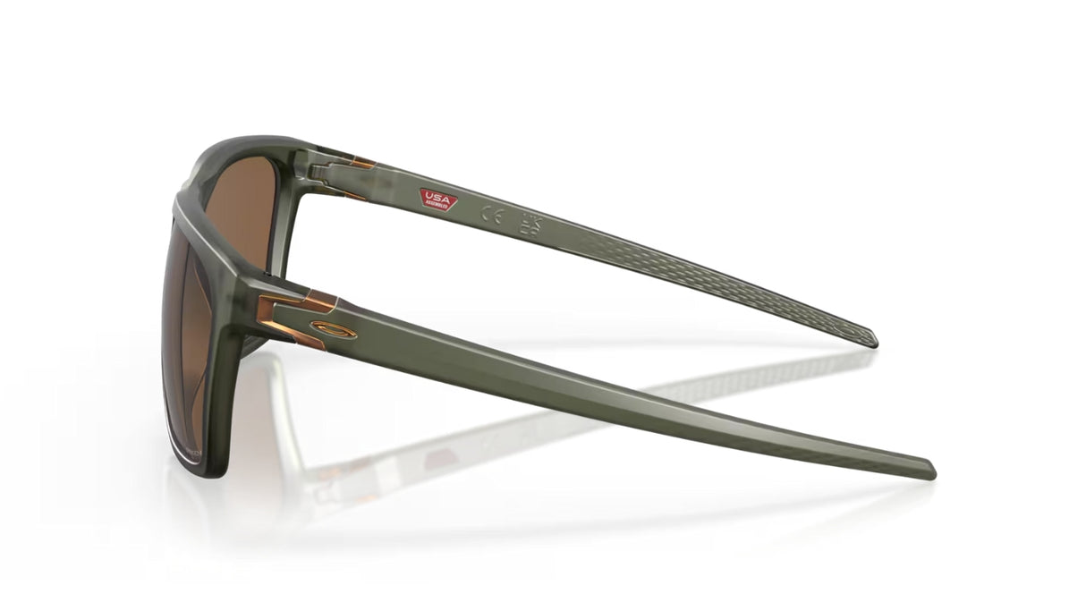 Oakley Leffingwell Matte Olive Ink Prizm Bronze zijaanzicht