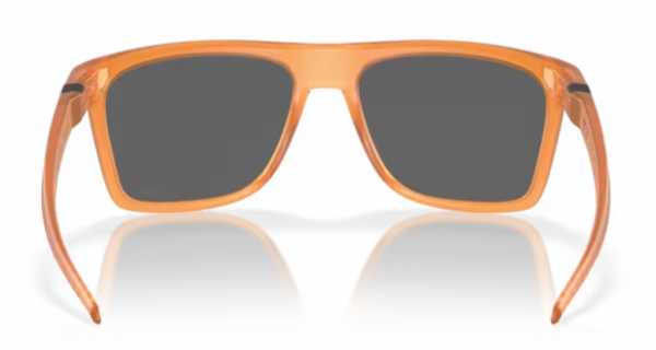 Oakley Leffingwell Matte Transparent Ginger Prizm Black Polarized achterzijde