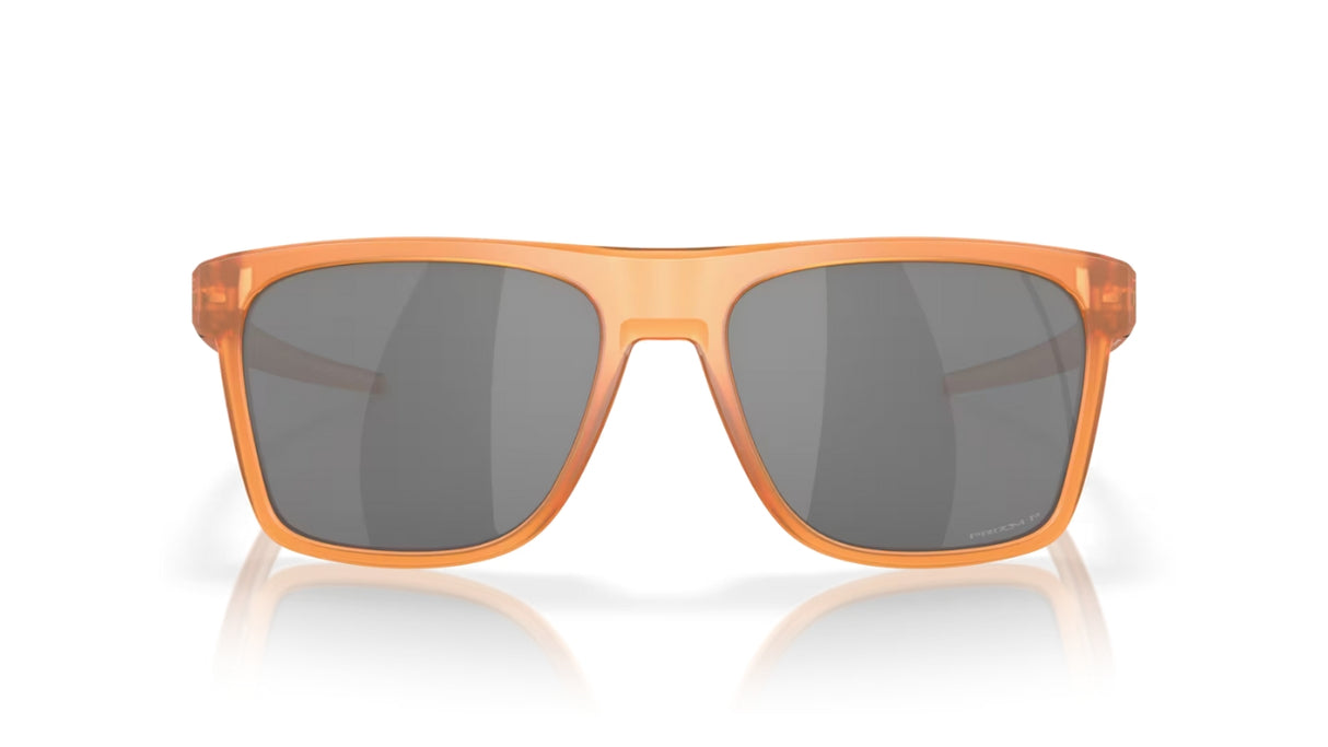 Oakley Leffingwell Matte Transparent Ginger Prizm Black Polarized voorzijde