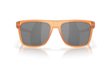 Oakley Leffingwell Matte Transparent Ginger Prizm Black Polarized voorzijde