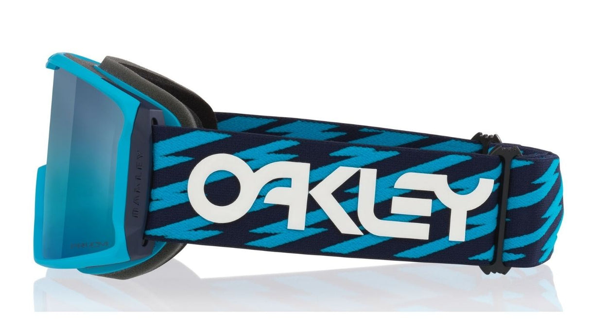 Oakley-Line-Miner-L-Blue-Bolts-Prizm-Sapphire-Iridium-Zijaanzicht