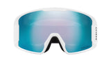 Oakley-Line-Miner-L-Matte-White-Prizm-Sapphire-Iridium-Voorzijde