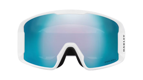 Oakley-Line-Miner-L-Matte-White-Prizm-Sapphire-Iridium-Voorzijde