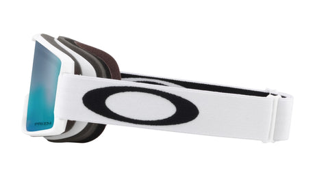 Oakley Line Miner Youth Matte White/ Prizm Sapphire zijkant