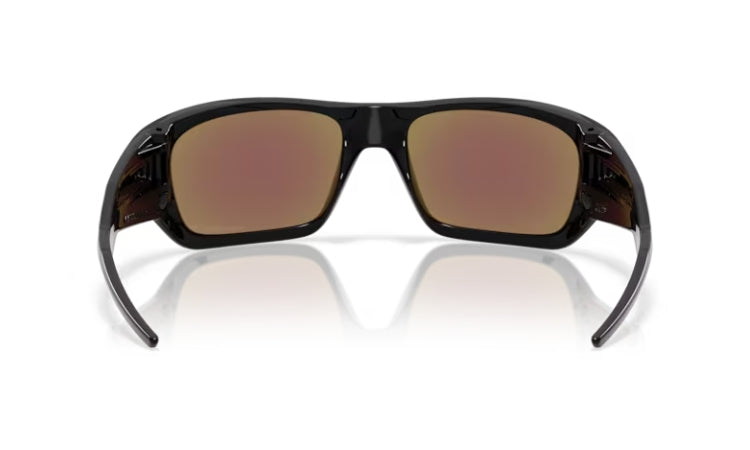 Oakley Masseter Polished Black / Prizm Sapphire Polarized achterkant