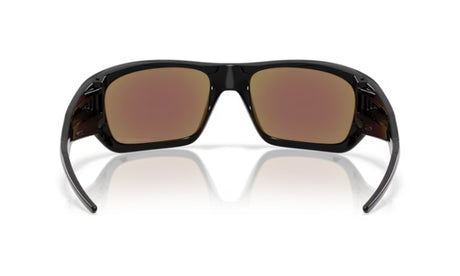 Oakley Masseter Polished Black / Prizm Sapphire Polarized achterkant