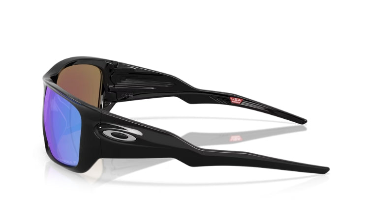 Oakley Masseter Polished Black / Prizm Sapphire Polarized zijkant