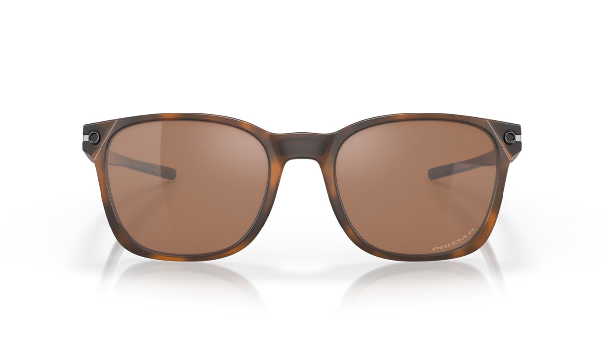 Oakley Ojector Matte Brown Tortoise Prizm Tungsten Polarized voorzijde