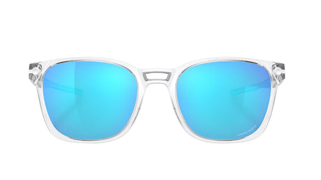 Oakley Ojector Polished Clear Prizm Sapphire voorzijde