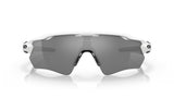 Oakley Radar EV Path Polished White/ Prizm Black Polarized vooraanzicht