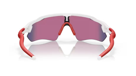 Oakley Radar EV Path Polished White/ Prizm Road achteraanzicht