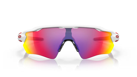 Oakley Radar EV Path Polished White/ Prizm Road vooraanzicht