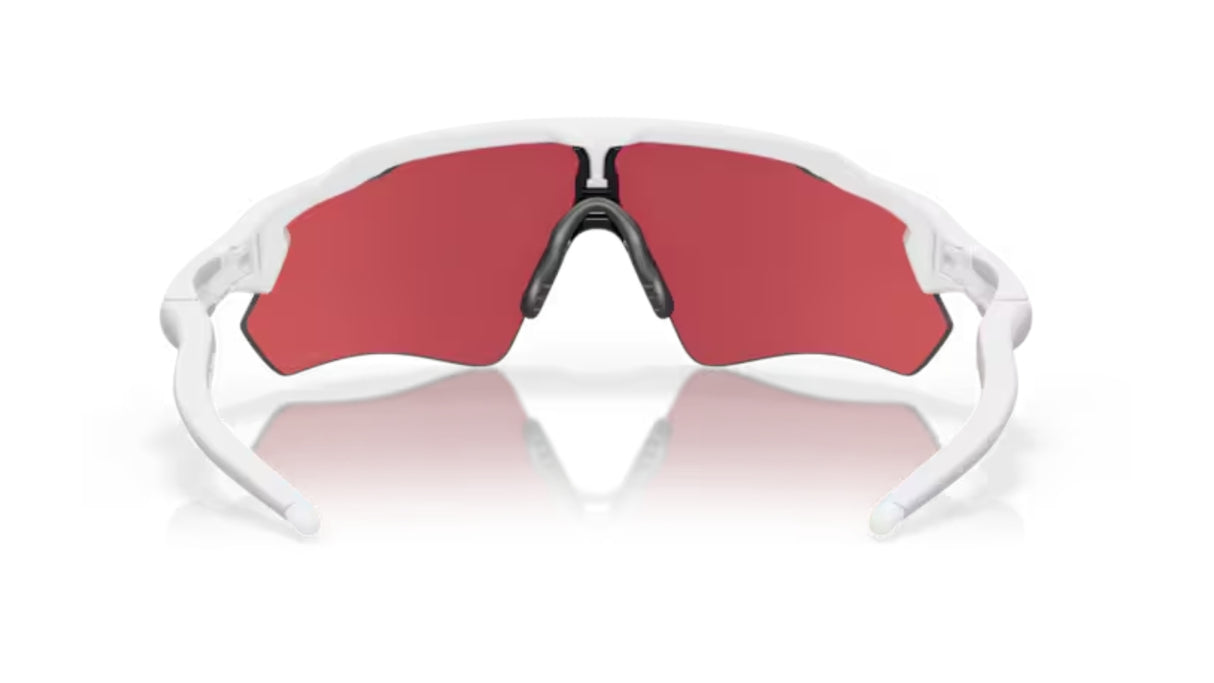 Oakley Radar EV Path Polished White/ Prizm Snow Sapphire achteraanzicht