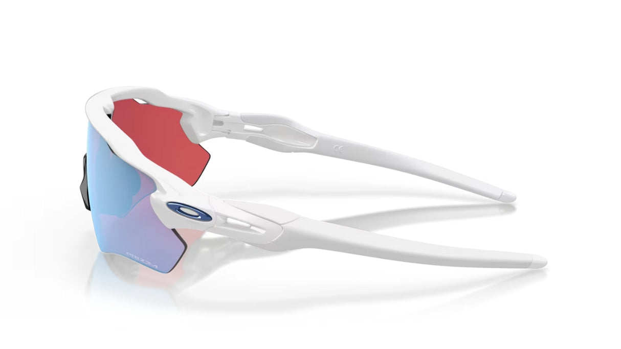 Oakley Radar EV Path Polished White/ Prizm Snow Sapphire zijaanzicht