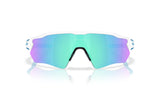 Oakley Radar EV S Path Polished White Prizm Sapphire voorzijde