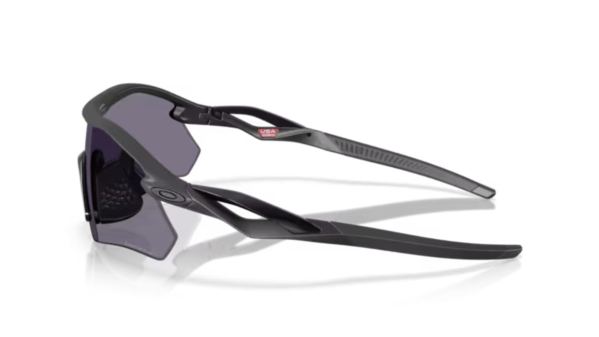 Oakley Radar Plate Matte Black/ Prizm Grey zijkant