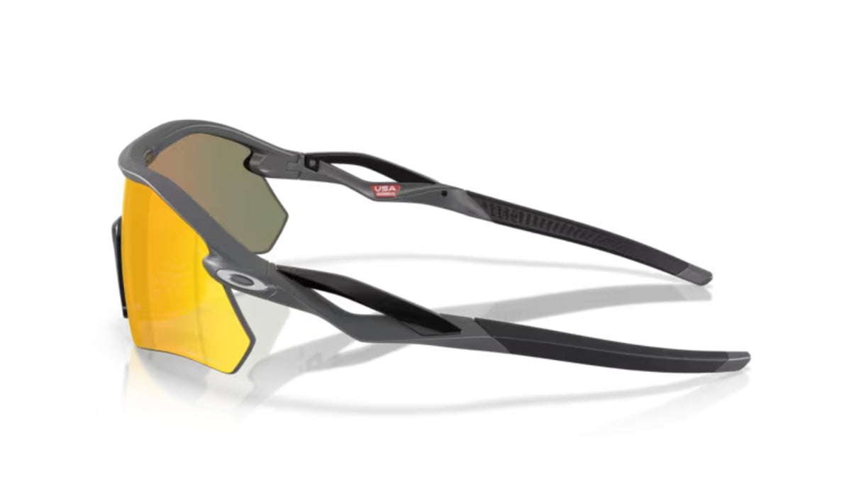 Oakley Radar Plate Matte Carbon / Prizm Ruby zijkant