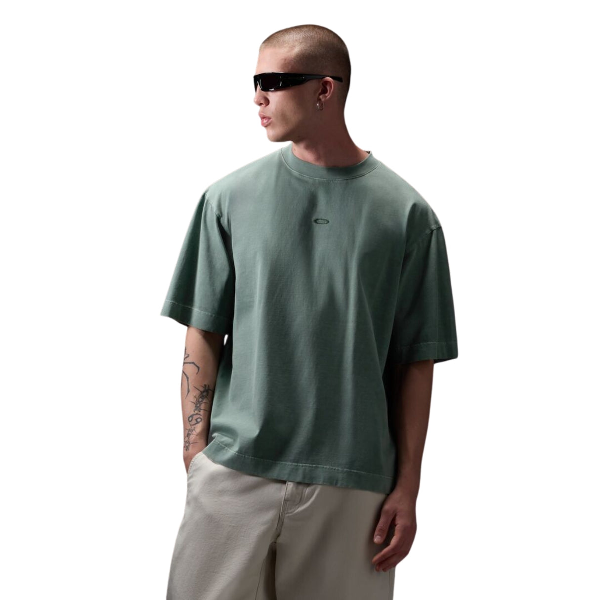 Oakley-Reserve-Strato-One-Icon-Tee-Aviator-Green