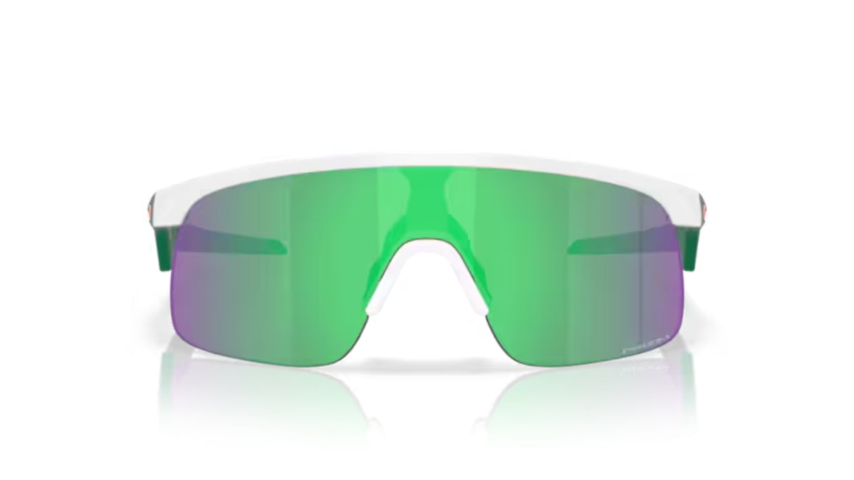 Oakley Resistor Matte White / Prizm Jade voorkant