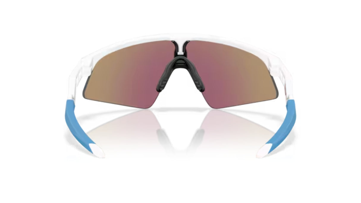 Oakley Resistor Sweep Polished White/ Prizm Sapphire achterkant