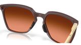 Oakley Sielo SQ Matte Grenache/ Prizm Brown Gradient schuin achterzijde