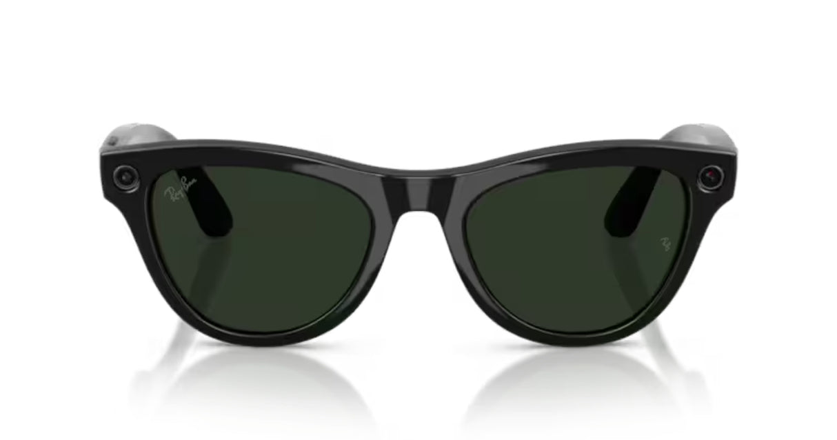 Ray-Ban-Skyler-Shiny-Black-Graphite- Green-Photochromic-Voorkant