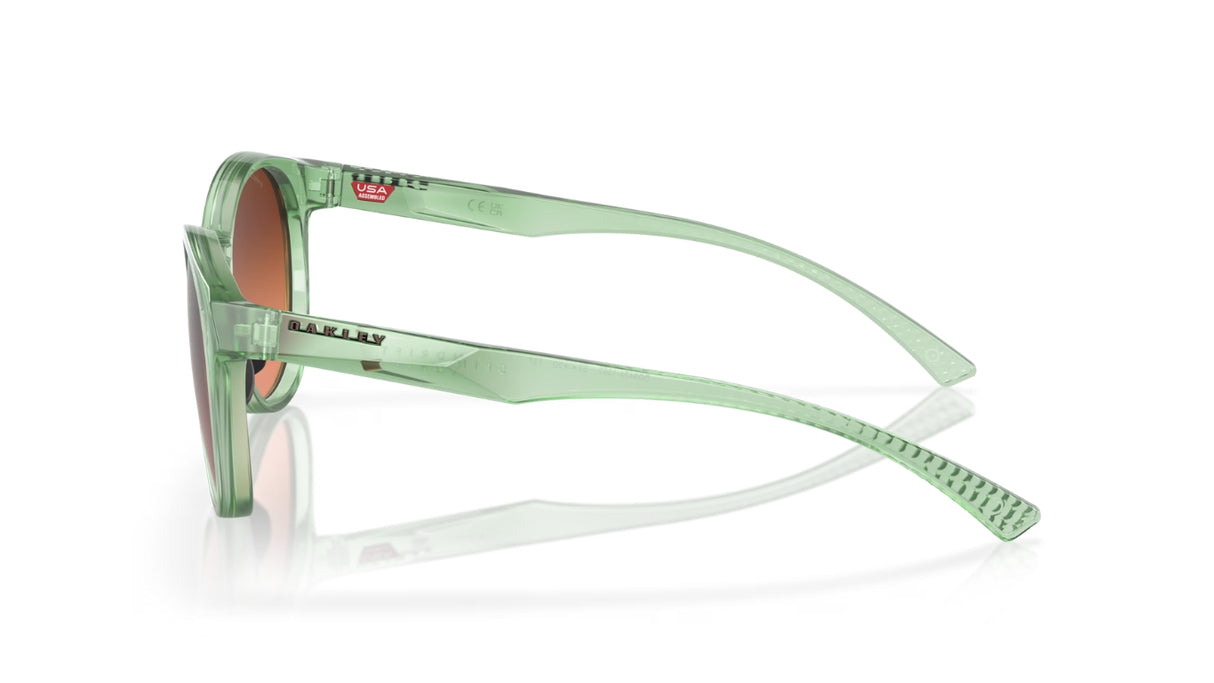 Oakley Spindrift Transparent Jade Prizm Brown Gradient zijaanzicht