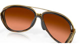 Oakley Split Time Brown Tortoise Gold Prizm Brown Gradient Glazen achterzijde