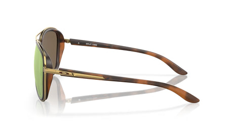 Oakley Split Time Brown Tortoise Gold Prizm Rose Gold Polarized zijaanzicht