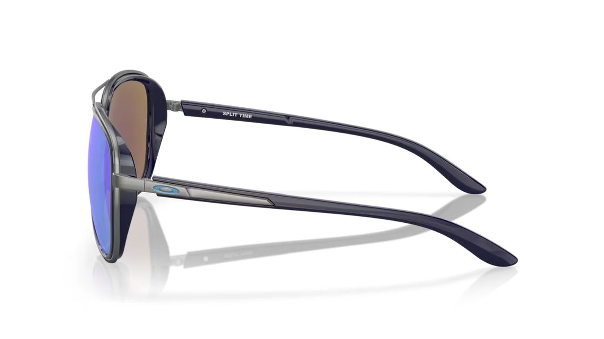 Oakley Split Time Navy Prizm Sapphire Polarized zijaanzicht