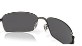 Oakley Square Wire Carbon Grey Polarized achterzijde schuin